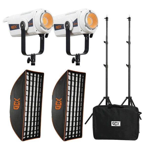 GDX LM-300C II İkili Set Video ve Fotoğraf Sürekli Işık ürün görseli 1