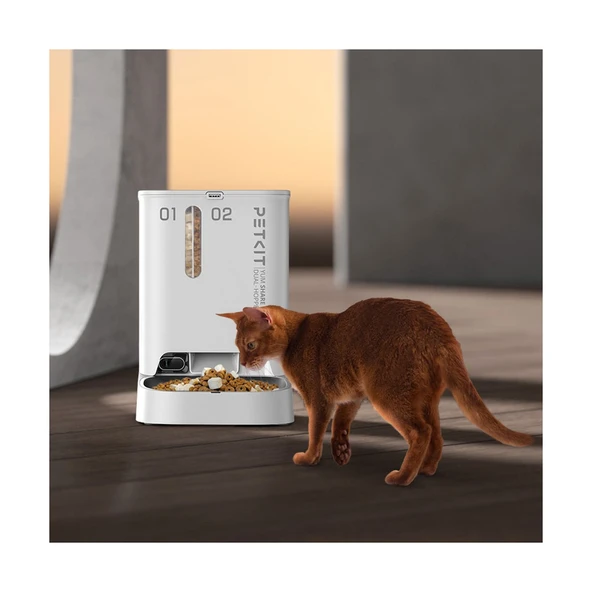 Petkit Yumshare Kameralı Çift Hazneli Akıllı Mama Kabı (Petkit Türkiye Garantili) - Resim 2