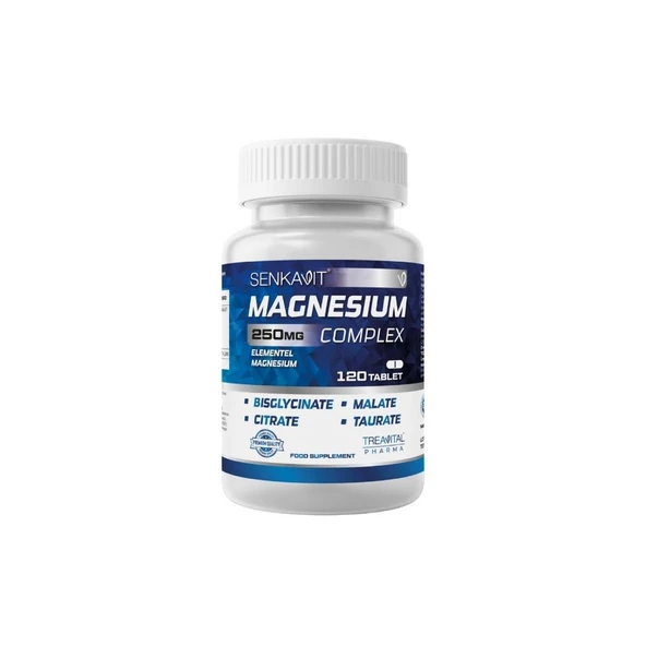 Senkavit Magnezyum Kompleks 250 Mg 120 Tablet ürün görseli 1