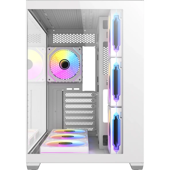 Antec CX Mirror Mid Tower Oyuncu Kasası Beyaz - Resim 5