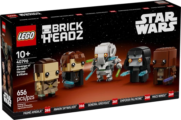 LEGO BrickHeadz 40796 Revenge of the Sith Heroes and Villains ürün görseli 1