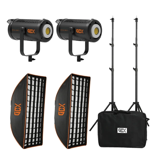 GDX EL-300C II Video ve Fotoğraf Sürekli Işık İkili Set ürün görseli 1