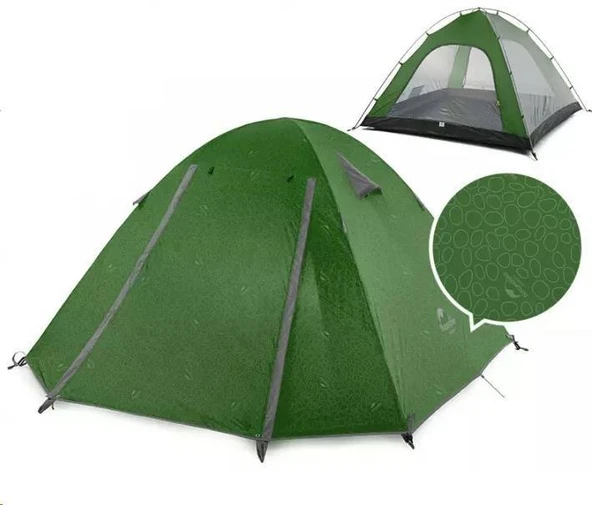 Naturehike P Serisi 3 Kişilik Yeşil Çadır ürün görseli 1