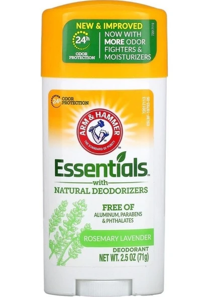 Arm & Hammer Essentials Rosemary Lavender Deodorant 71 gr ürün görseli 1