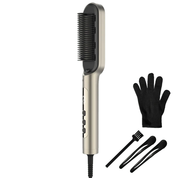 Instantcare Lisse Iontech Saç Düzleştirici Fırça | İyonik Düzleştirici, Hızlı Şekillendirme ürün görseli 1