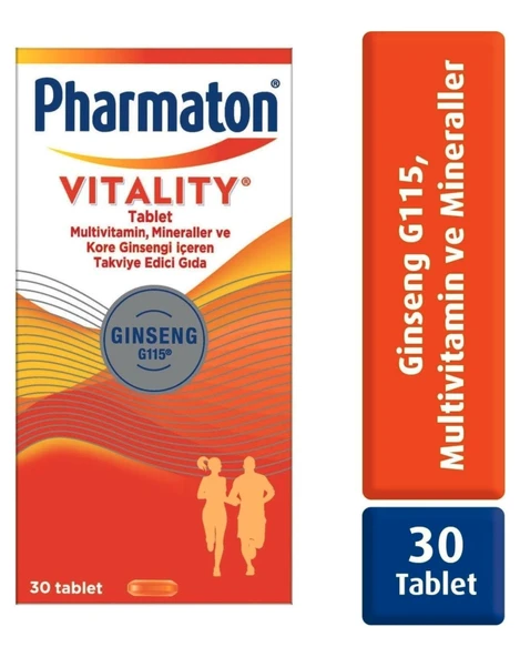 Pharmaton Vitality 30 Tablet ürün görseli 1