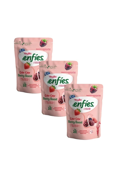 Yayla Enfies Freeze Dried Berry Boost 15 g x 3 Adet ürün görseli 1
