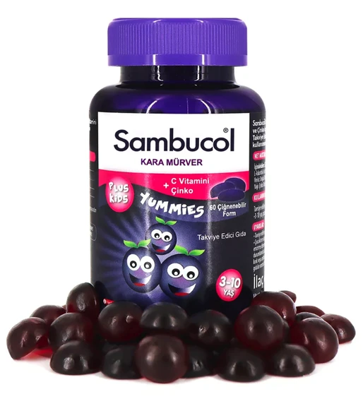 Sambucol Plus Kids Yummies 60 Çigneme Tableti ürün görseli 1