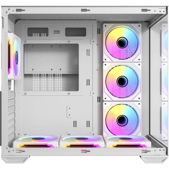 Antec CX Mirror Mid Tower Oyuncu Kasası Beyaz - Resim 4