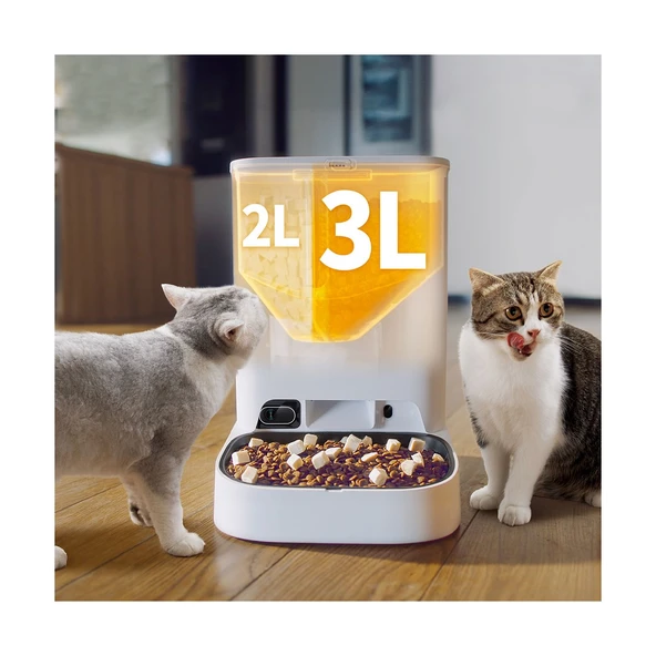 Petkit Yumshare Kameralı Çift Hazneli Akıllı Mama Kabı (Petkit Türkiye Garantili) - Resim 8