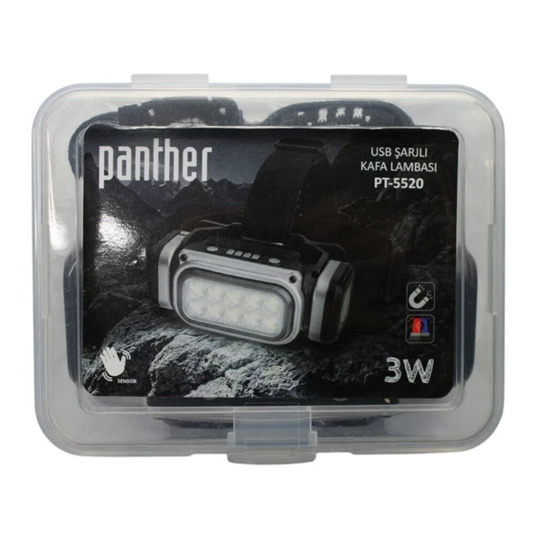 Panther Pt-5520 Şarjlı Kafa Lambası - Resim 2
