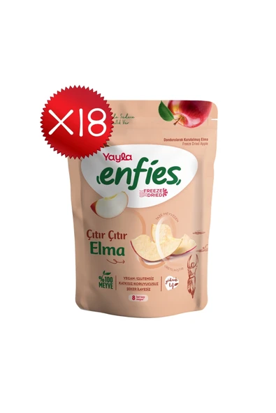 Yayla Enfies Freeze Dried Elma 15 g x 18 Adet ürün görseli 1