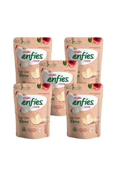 Yayla Enfies Freeze Dried Elma 15 g x 5 Adet ürün görseli 1