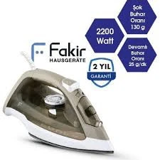 FAKİR BRİLA 2200 WATT STEAM IRON -SERAMİK TABAN-KENDİ KENDİNE TEMİZLEME ÖZELLİKLİ ÜTÜ ürün görseli 1