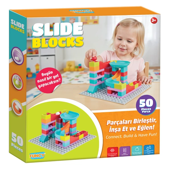 Slide Blocks 50 Parça Duplo Seri Uyumlu - Resim 3