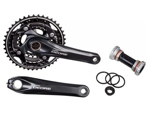 Shimano Deore FC-M610 Aynakol FC-M610-L 42x32x24T 175mm Deore Hollowtech MTB Bisiklet Aynakolu ürün görseli 1