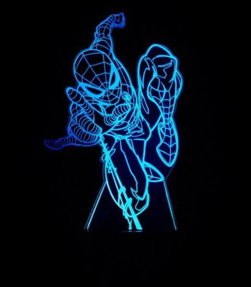 Disney Marvel Spiderman Örümcek Adam Gece Lambası - Resim 5