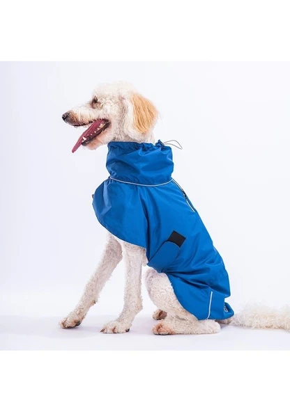 Pawstar Kedi ve KÜÇÜK Köpek MAVİ COLOMBİA RAİNCOAT XL Sırt38cm Göğüs55cm Boyun34cm ürün görseli 1