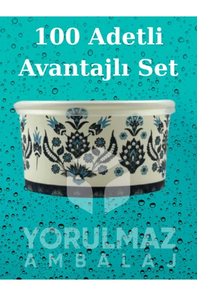 Palsan ambalaj Sızdırmaz Kapaklı 14 Oz Karton Çorba Kasesi 100 ’lü  Şık Tasarım, Güvenli Taşıma, Paket Servis ürün görseli 1