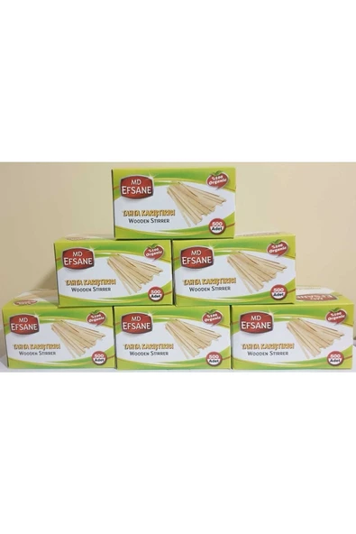 Wooden stirer Tahta Karıştırıcı 6x500 ürün görseli 1
