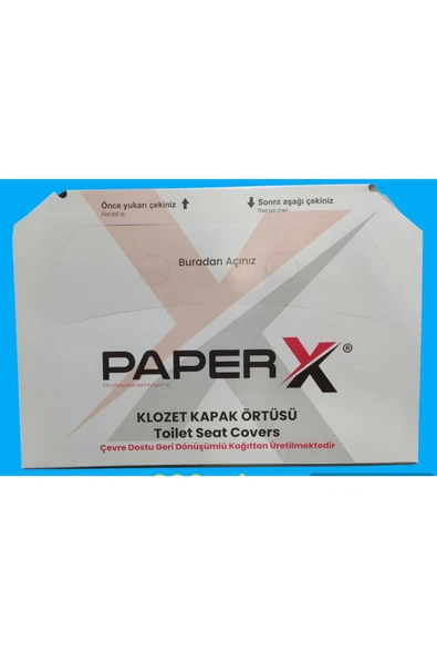 PAPERX Klozet Kapak Örtüsü 250 Adet ürün görseli 1