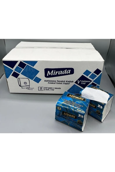 Mirada V/c Katlama Tuvalet Kağıdı (250 Adet*24 Paket) ürün görseli 1