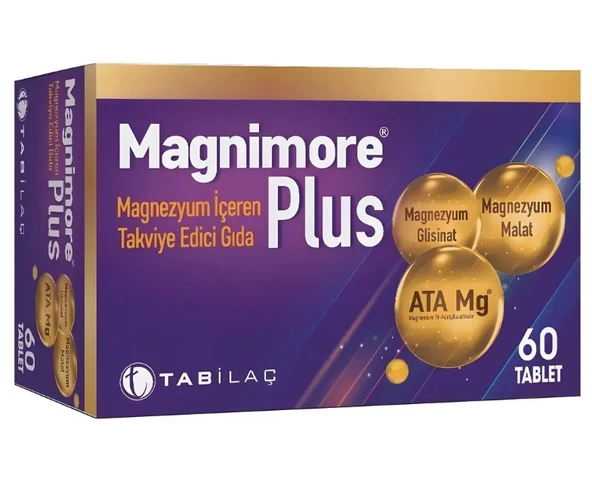 Magnimore Plus 60 Tablet ürün görseli 1