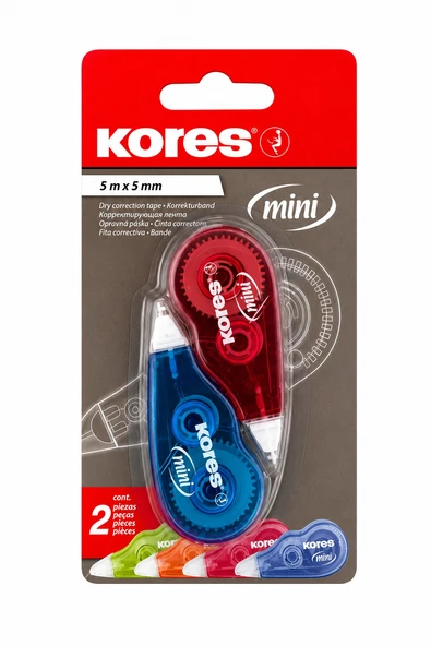 KORES ŞERİT SİLİCİ MİNİ 2Lİ PAKET - Resim 3