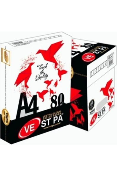 Vestpa A4 Fotokopi Kağıdı 80 Gram 5 Paket ürün görseli 1