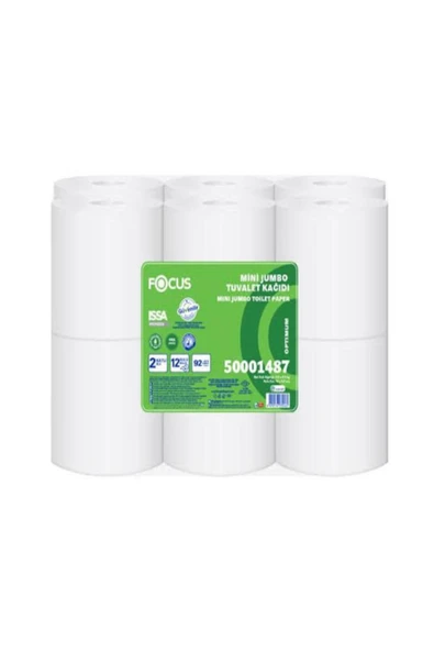 Focus Optimum Mini Jumbo Tuvalet Kağıdı 97 mt 12 rulo ürün görseli 1