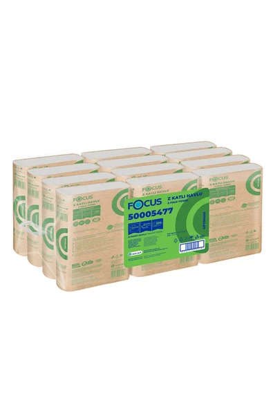 Focus Optimum Z Katlı Kağıt Havlu 22,5x20Cm 200x12'li 50005477 ürün görseli 1