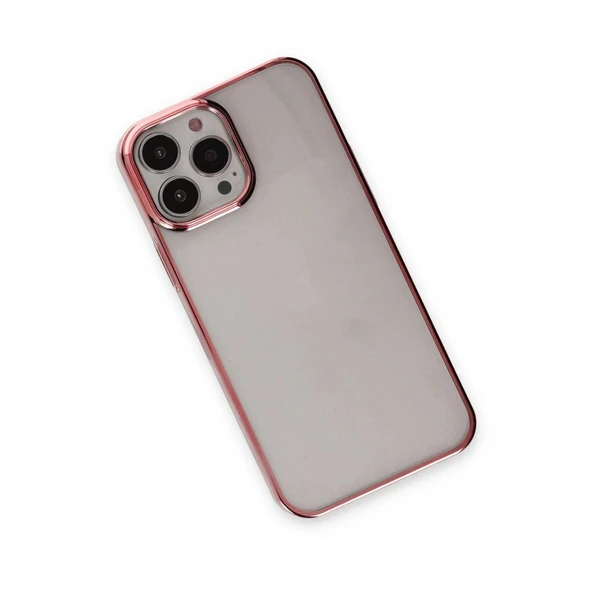 Apple İphone 13 Pro Max Kılıf Element Silikon - Pembe - Resim 3