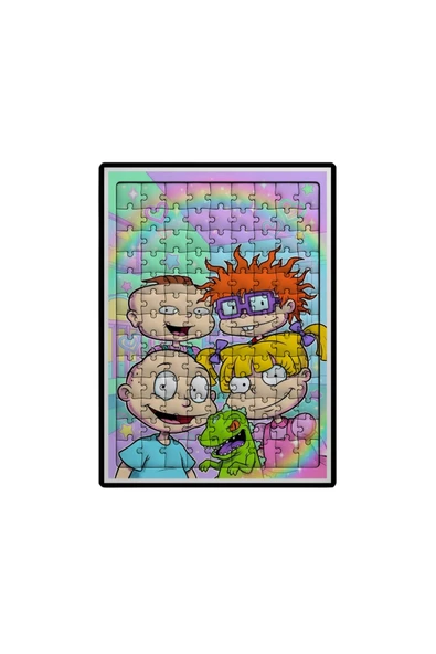 GHOSTBASTIR Design Rugrats 99 Parça Ayaklı Puzzle Dekoratif Çocuk Yapbozu 0113 ürün görseli 1