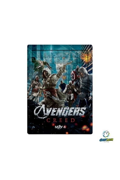 GHOSTBASTIR Design Avengers Creed 99 Parça Ayaklı Puzzle Dekoratif Çocuk Yapbozu 0140 ürün görseli 1