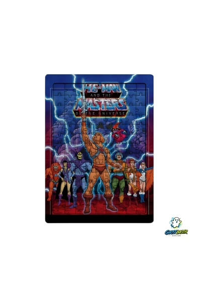 GHOSTBASTIR Design Heman 99 Parça Ayaklı Puzzle Dekoratif Çocuk Yapbozu 0168 ürün görseli 1