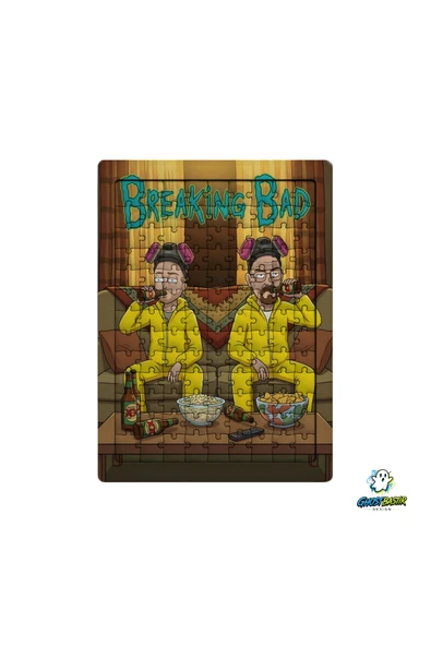 GHOSTBASTIR Design Breaking Bad 99 Parça Ayaklı Puzzle Dekoratif Çocuk Yapbozu 0144 ürün görseli 1