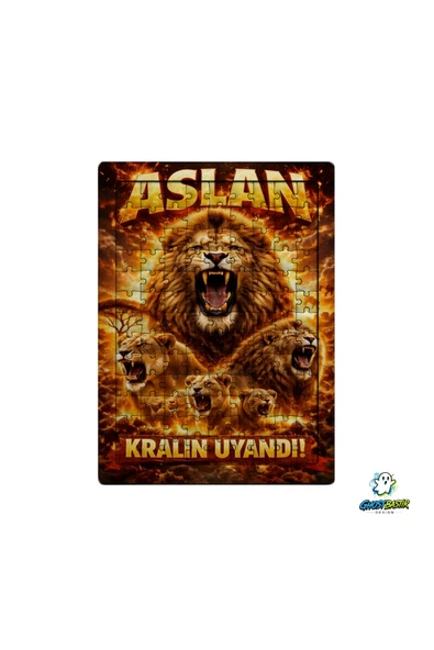 GHOSTBASTIR Design Galatasaray 99 Parça Ayaklı Puzzle Dekoratif Çocuk Yapbozu 0159 ürün görseli 1
