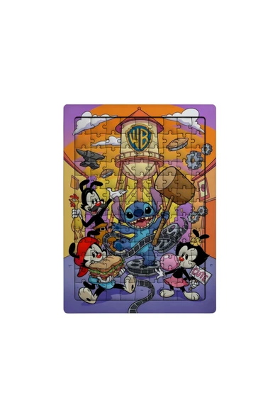 GHOSTBASTIR Design Stitch 99 Parça Ayaklı Puzzle Dekoratif Çocuk Yapbozu 0103 ürün görseli 1
