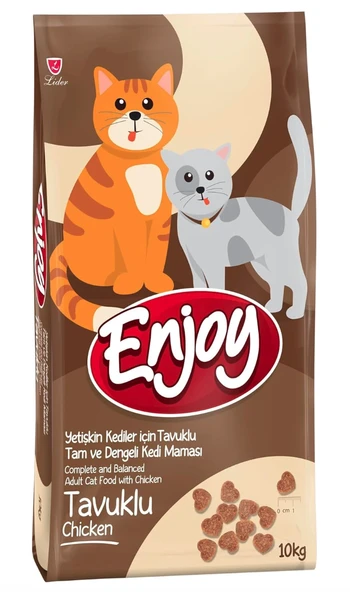 Enjoy Tavuklu Yetişkin Kedi Maması 10 kg ürün görseli 1