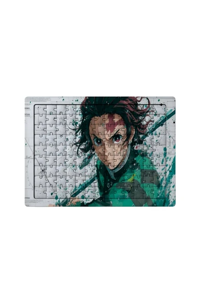 GHOSTBASTIR DESİGN Demon Slayer 99 Parça Ayaklı Puzzle Dekoratif Çocuk Yapbozu 064 ürün görseli 1