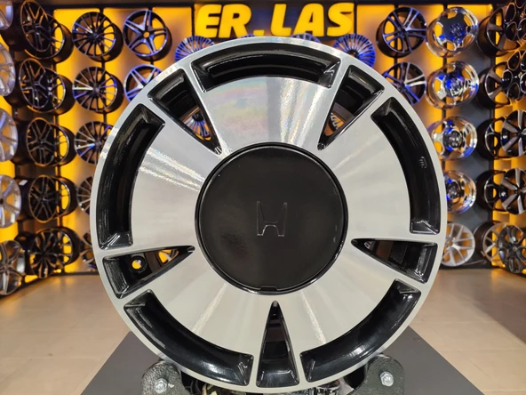 4 Adet HONDA ORIJNAL 6*15 5*114.3 ET45 64.1 BLACK MACK JANT REVİZE EDİLMİŞ (Takım) ürün görseli 1