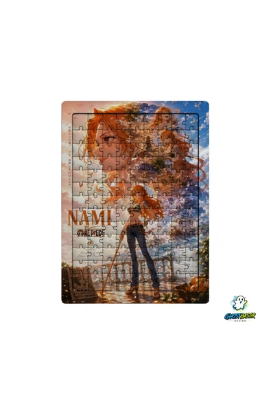 GHOSTBASTIR Design One Piece Nami 99 Parça Ayaklı Puzzle Dekoratif Çocuk Yapbozu 0172 ürün görseli 1