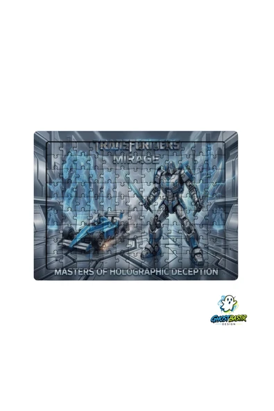 GHOSTBASTIR Design Transformers Mirage 99 Parça Ayaklı Puzzle Dekoratif Çocuk Yapbozu 0208 ürün görseli 1