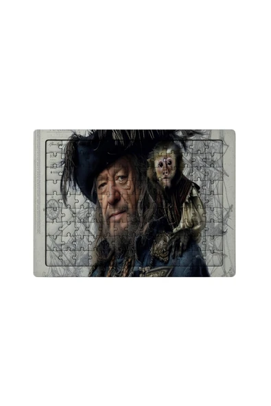 GHOSTBASTIR DESİGN Karayip Korsanları 99 Parça Ayaklı Puzzle Dekoratif Çocuk Yapbozu 055 ürün görseli 1