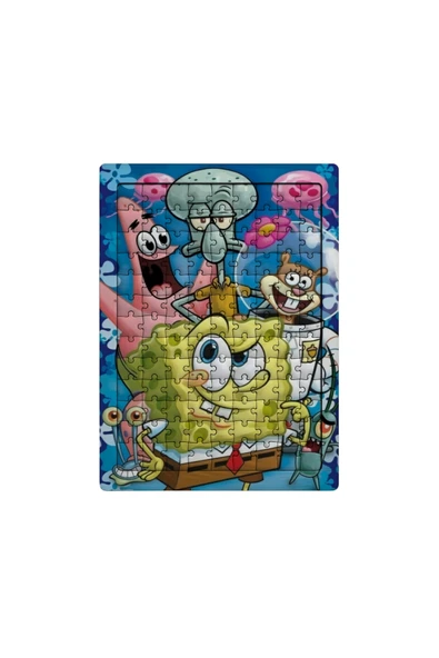 GHOSTBASTIR DESİGN Sünger Bob 99 Parça Ayaklı Puzzle Dekoratif Çocuk Yapbozu 050 ürün görseli 1