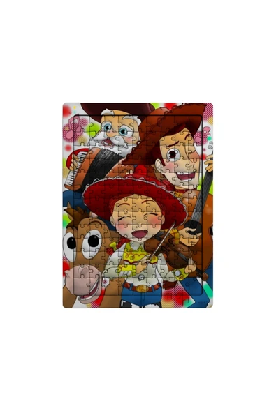 GHOSTBASTIR DESİGN Toy Story 99 Parça Ayaklı Puzzle Dekoratif Çocuk Yapbozu 001 ürün görseli 1
