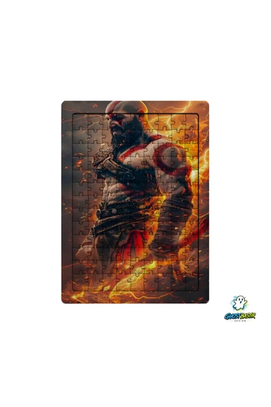 GHOSTBASTIR Design God Of War 99 Parça Ayaklı Puzzle Dekoratif Çocuk Yapbozu 0156 ürün görseli 1