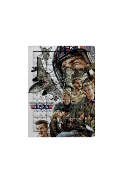 GHOSTBASTIR Design Top Gun 99 Parça Ayaklı Puzzle Dekoratif Çocuk Yapbozu 0110 ürün görseli 1