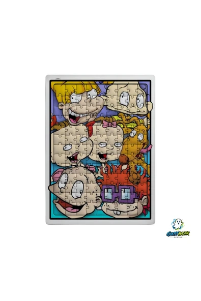GHOSTBASTIR Design Rugrats 99 Parça Ayaklı Puzzle Dekoratif Çocuk Yapbozu 0184 ürün görseli 1