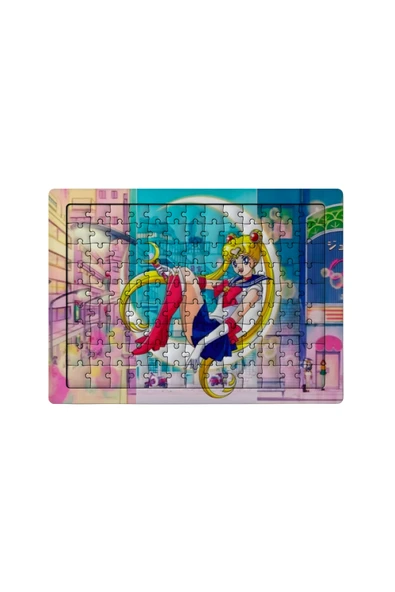 GHOSTBASTIR DESİGN Ay Savaşçısı 99 Parça Ayaklı Puzzle Dekoratif Çocuk Yapbozu 084 ürün görseli 1